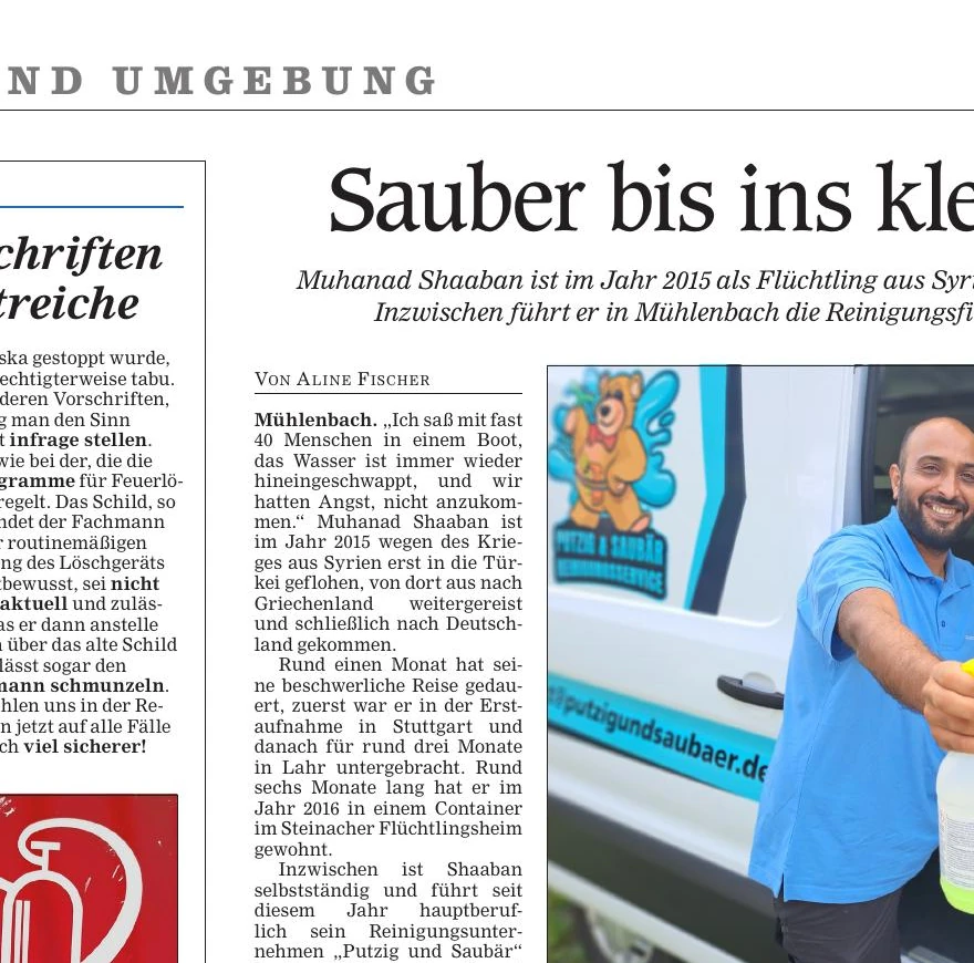 Sauber bis ins kleinste Eck