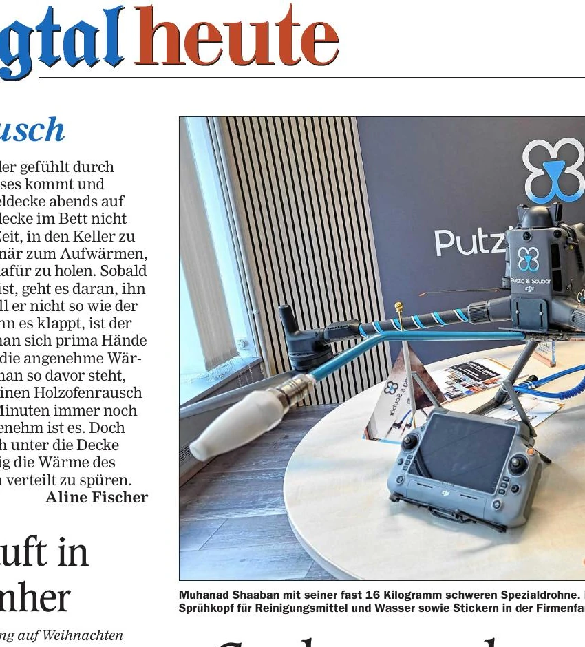 Sauber machen wie im Flug